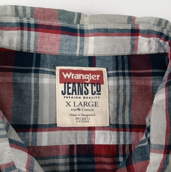 Wrangler Mens Button Shirt - Picture 10 of 10